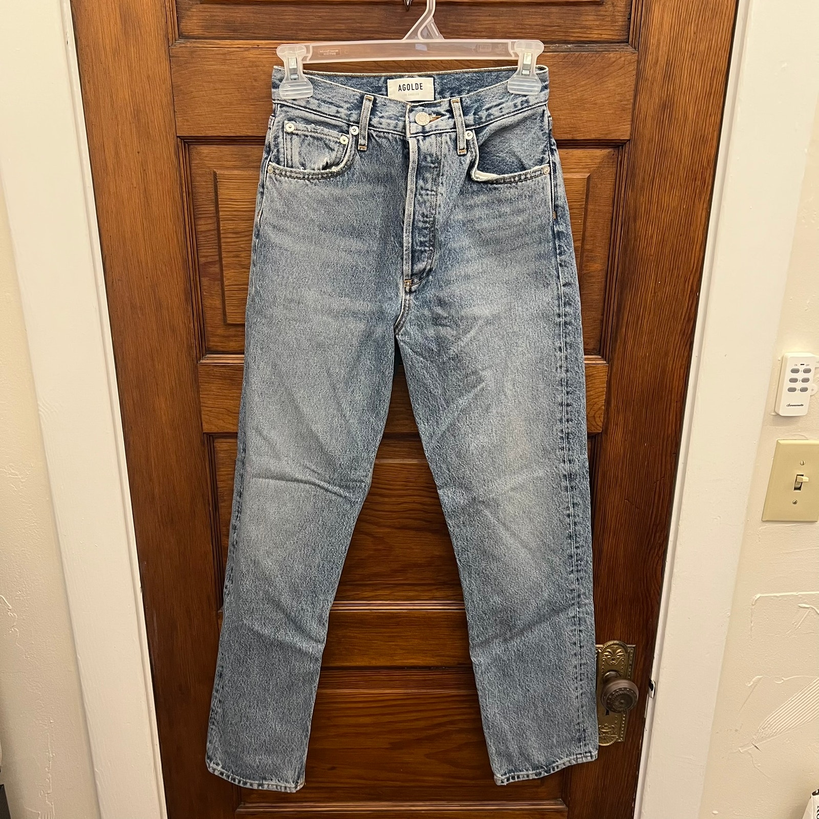 AGOLDE 90's Pinch Waist High Rise Straight Jeans size 24 A154-1206 NWOT's