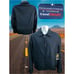 NWT Roundtree & Yorke Travel Smart Mens Lightweight Navy Blue Full Zip Jacket S
