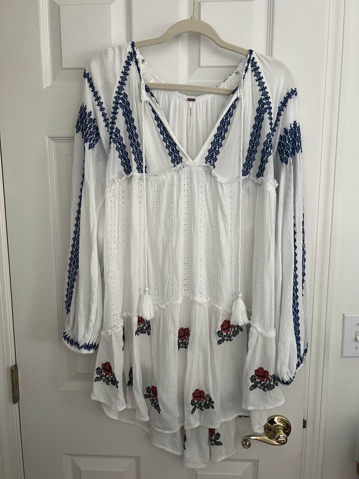 Free People Gauze Above Knee Mini Dresses Mercari