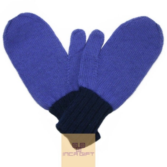 Lavender Handmade Alpaca Mittens
