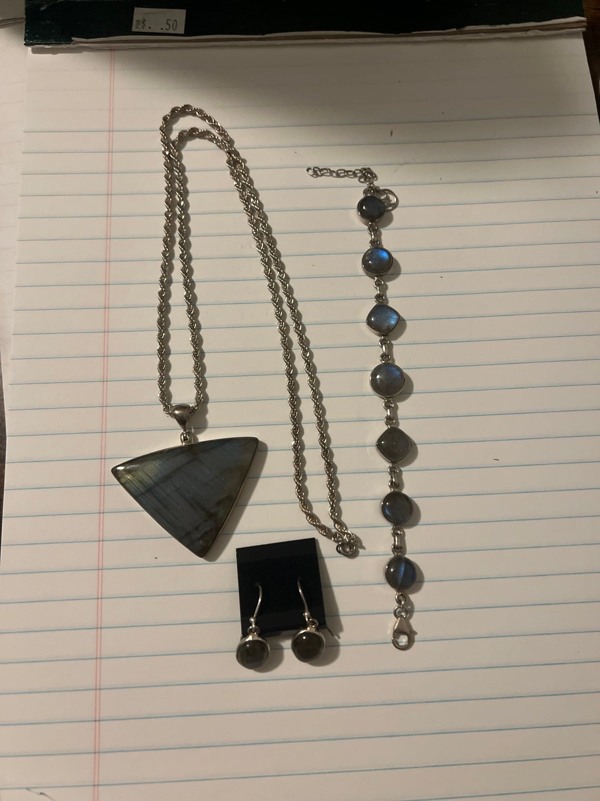 Labradorite set 925