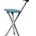Folding cane seat