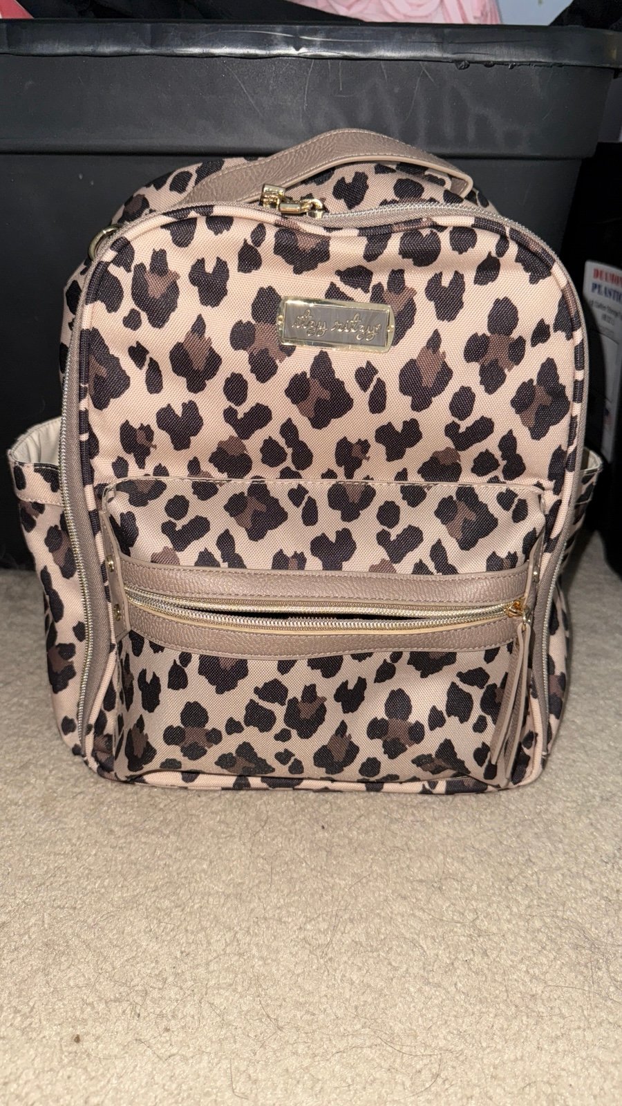 Itzy ritzy mini diaper bag - leopard