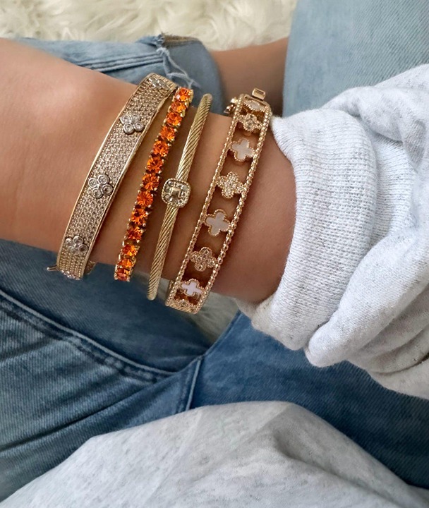 Park Lane Pumpkin Micro Impression Bracelet - BNIB
