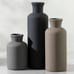 New Ceramic Vase Set of 3, Rustic Farmhouse Terra Cotta Vases for Home Decor