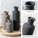 New Ceramic Vase Set of 3, Rustic Farmhouse Terra Cotta Vases for Home Decor