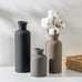 New Ceramic Vase Set of 3, Rustic Farmhouse Terra Cotta Vases for Home Decor