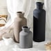 New Ceramic Vase Set of 3, Rustic Farmhouse Terra Cotta Vases for Home Decor