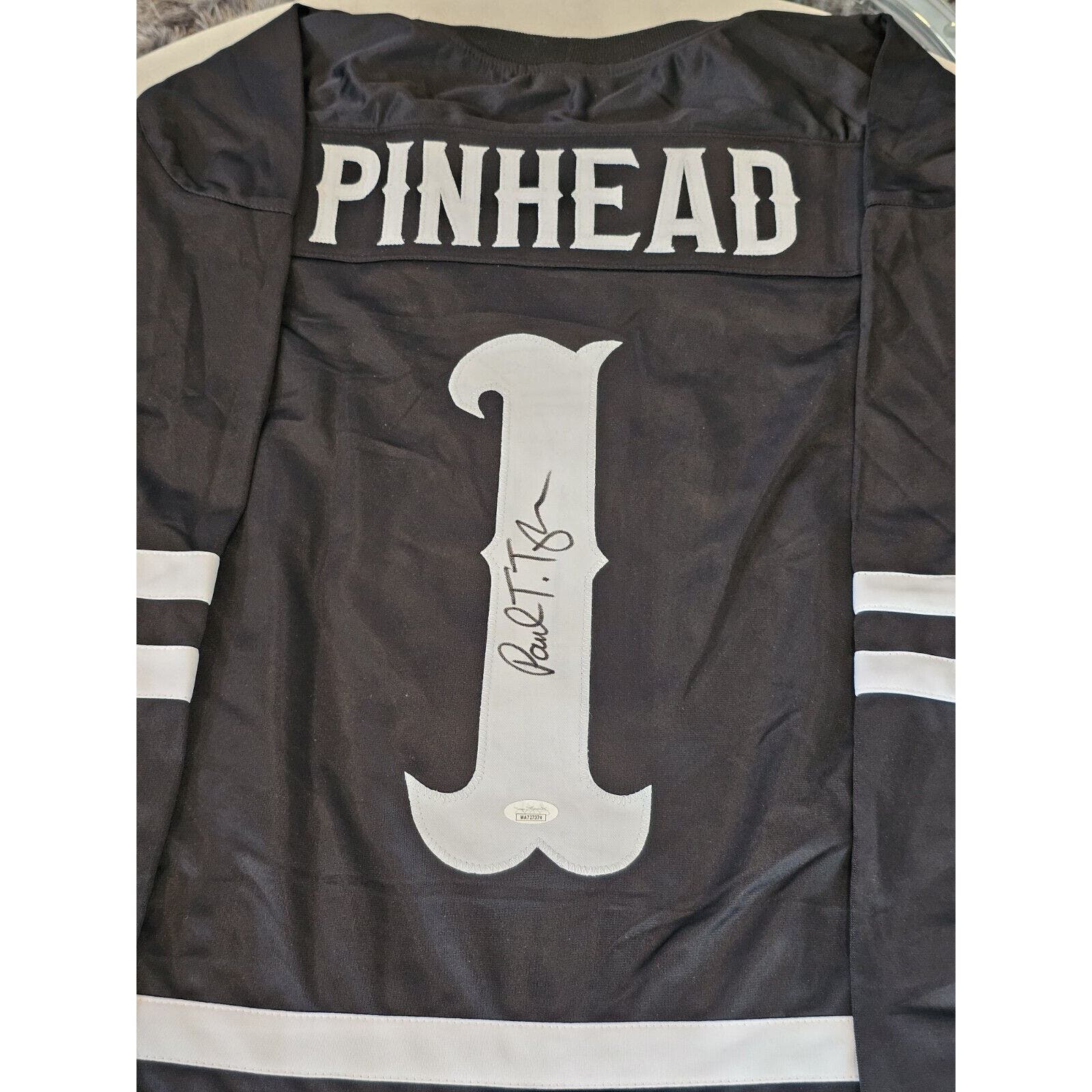 Paul T. Taylor (Pinhead) Signed Hellraiser Judgment Cenobites Jersey (JSA)