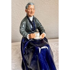 Royal Doulton The Cup of Tea Figurine Vintage Doulton & Co Limited HN 2322