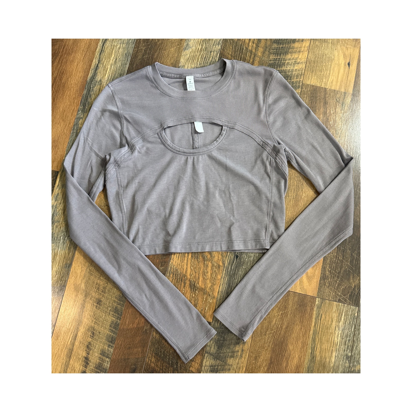Lululemon Better Best Long Sleeve Lunar Rock Size 10