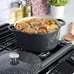 Savory Saffron 6Qt Cast Iron Dutch Oven With Embossed Lid - Grey-iy6