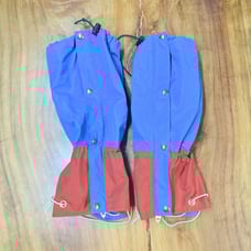 Vintage North Face Brown Tag Gaiters Gore-tex Waterproof Outdoor B4-15