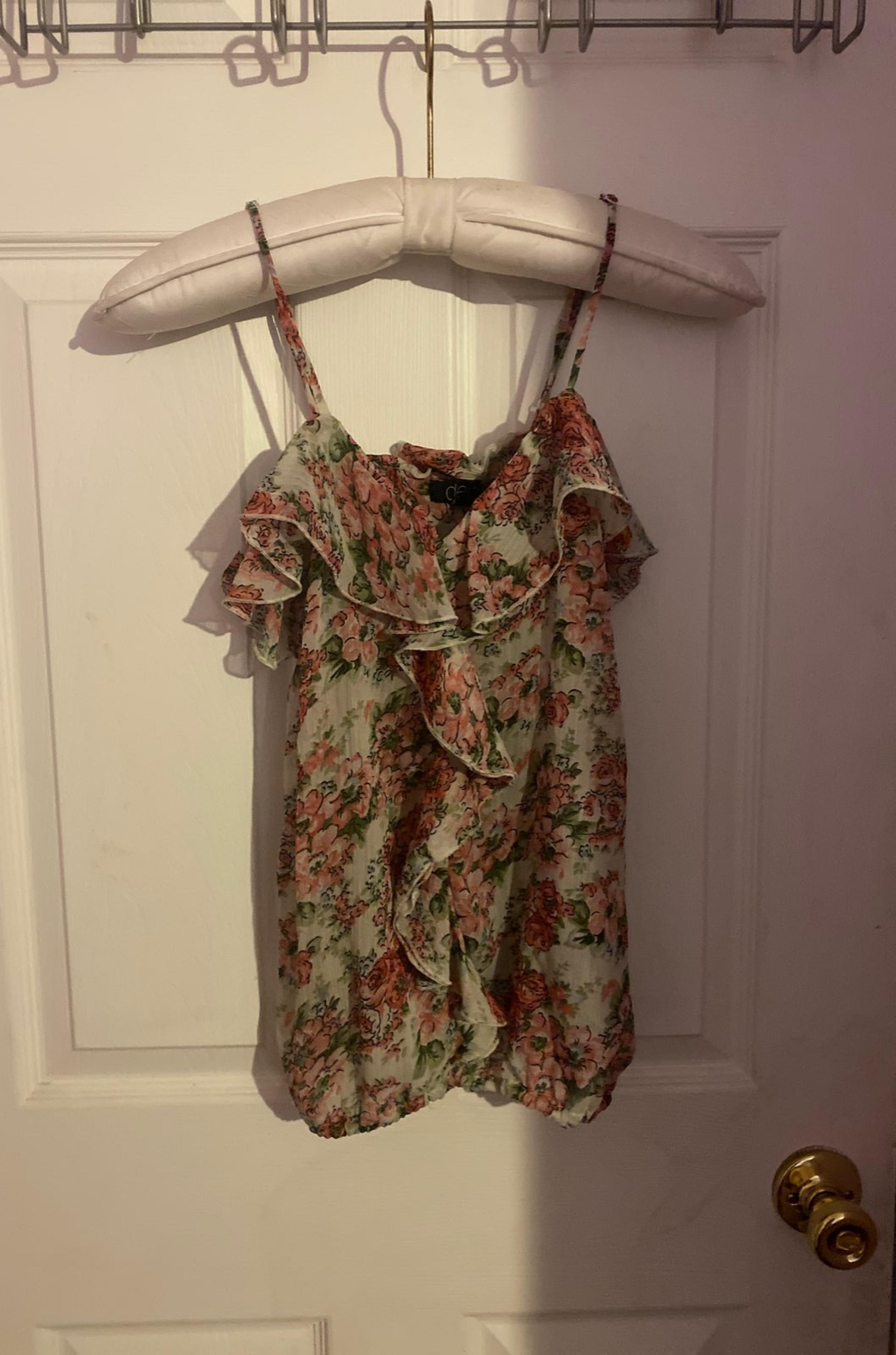 Floral top sheer