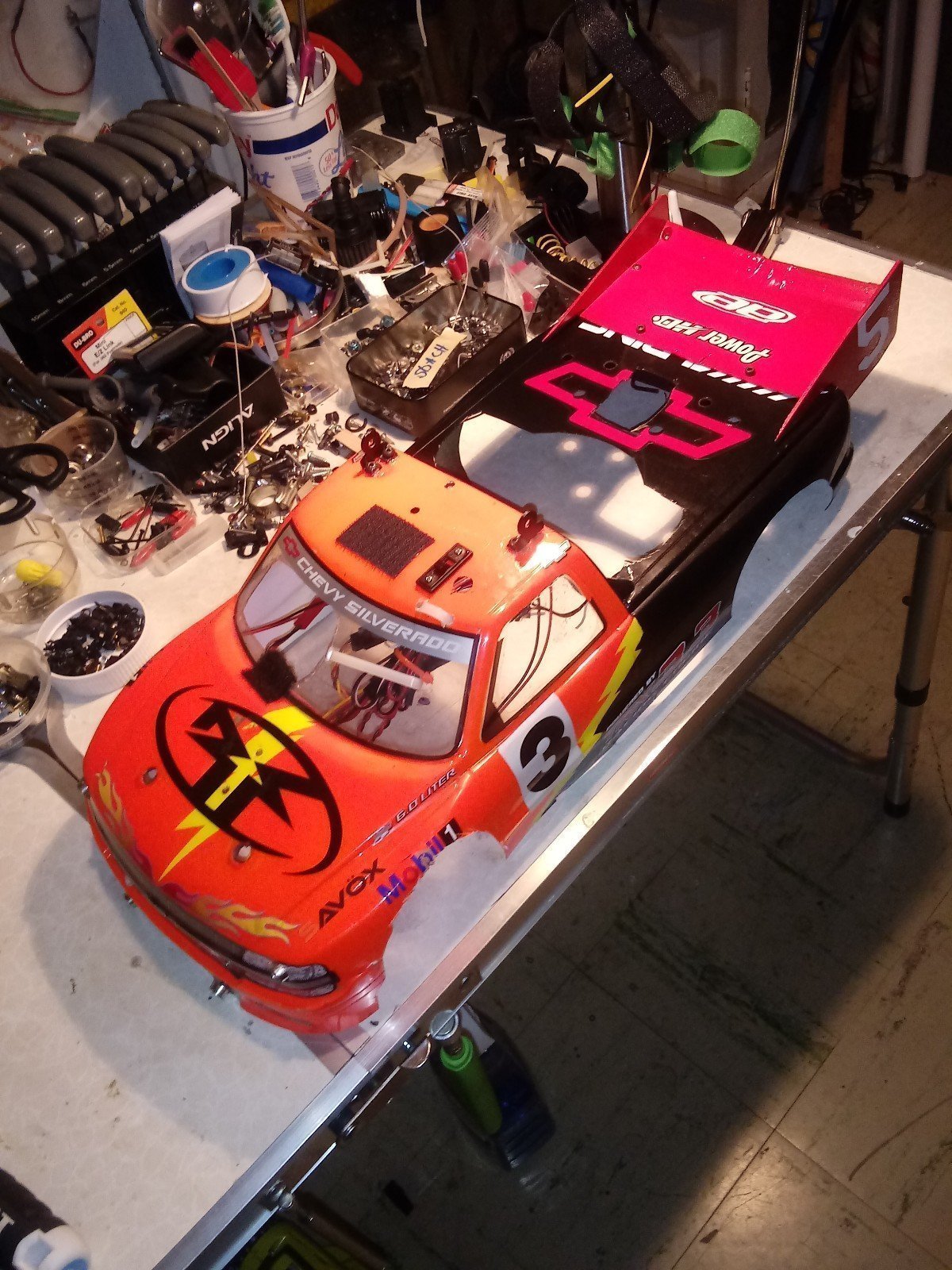Rc truck Chevy Silverado body 1/10 scale
