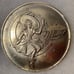 Vintage 1974 Metal Belt Buckle, Miller Beer, Girl Sitting On The Moon, Nice