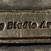 Vintage 1974 Metal Belt Buckle, Miller Beer, Girl Sitting On The Moon, Nice