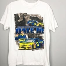 CHASE AUTHENTICS | Dale Earnhardt Jr 2010 NASCAR Tee Double Sided Unisex Size M