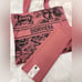 DIOR DIORIVIERA CD Christian Pink TOTE BEACH BAG Travel large size linen PURSE