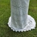Beautiful Off-the-shoulder eyelash lace sheath wedding dress