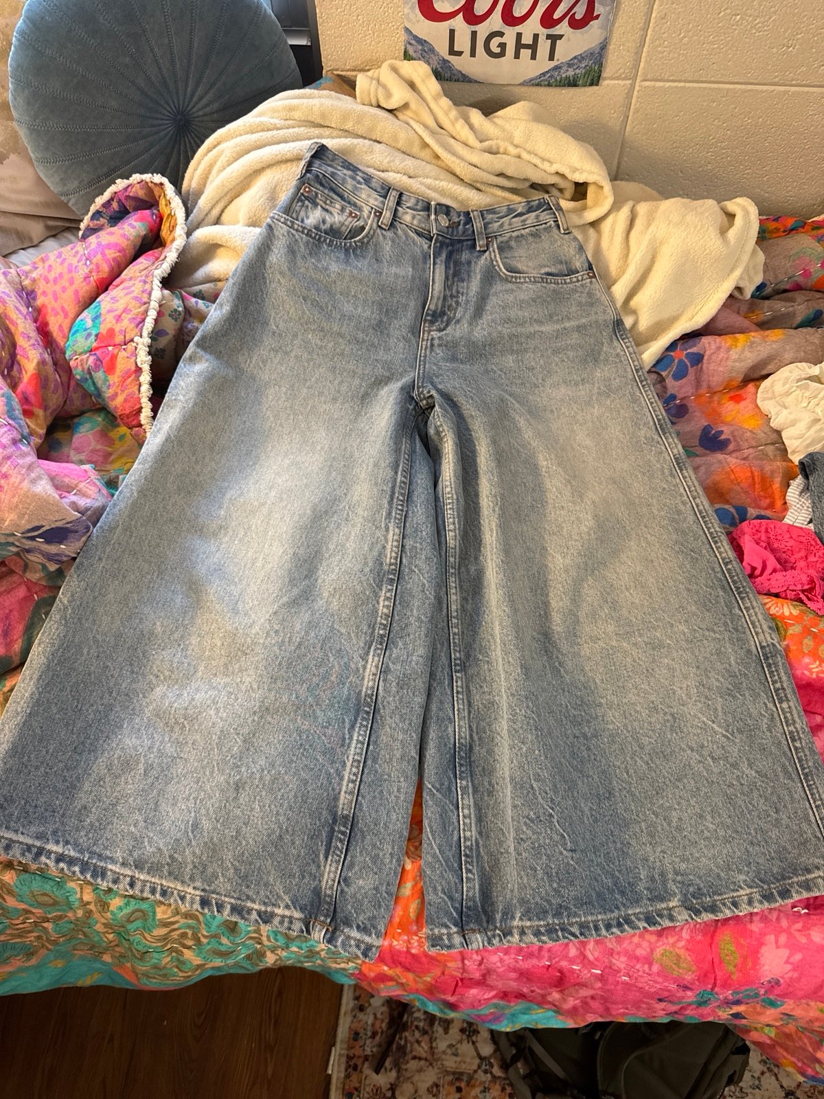 We The Free High Top Wide Crop Jeans