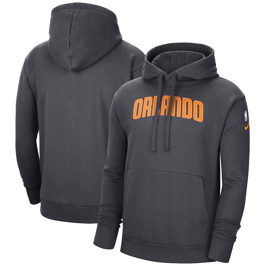 Nike Mens Orlando Magic 2021 22 City Edition Series Essential Logo Hoodie Medium