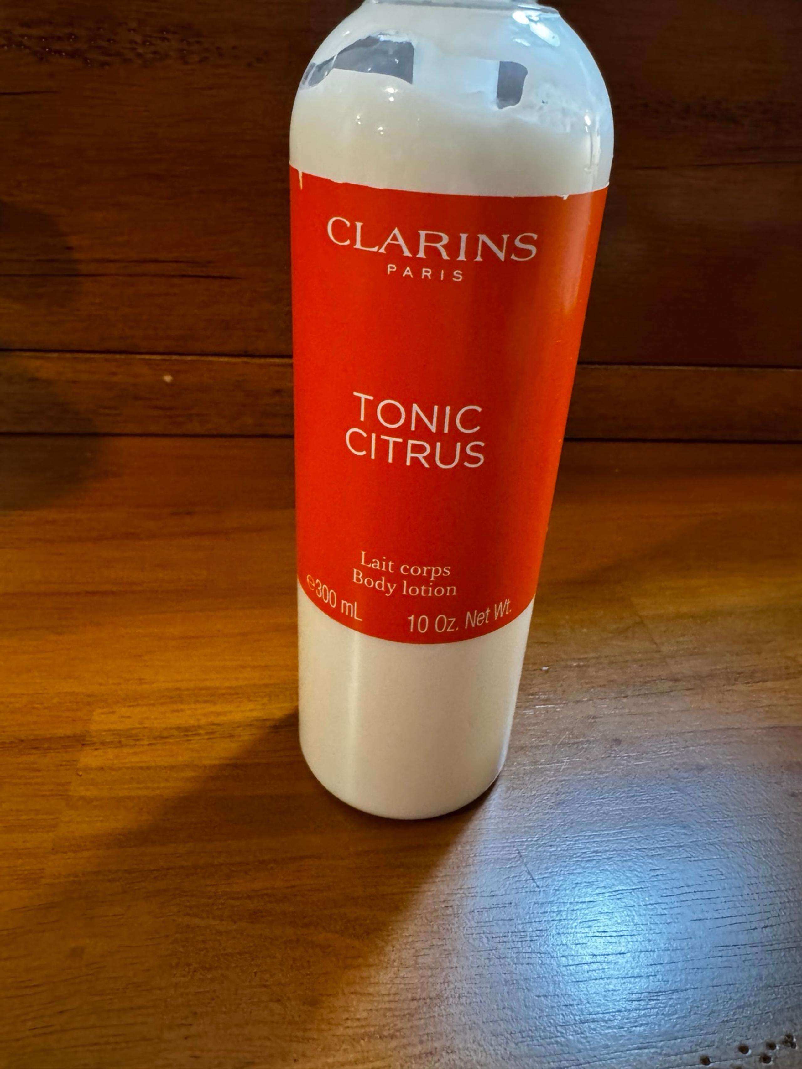 Clarins TONIC CITRUS Body Lotion 10oz Pump