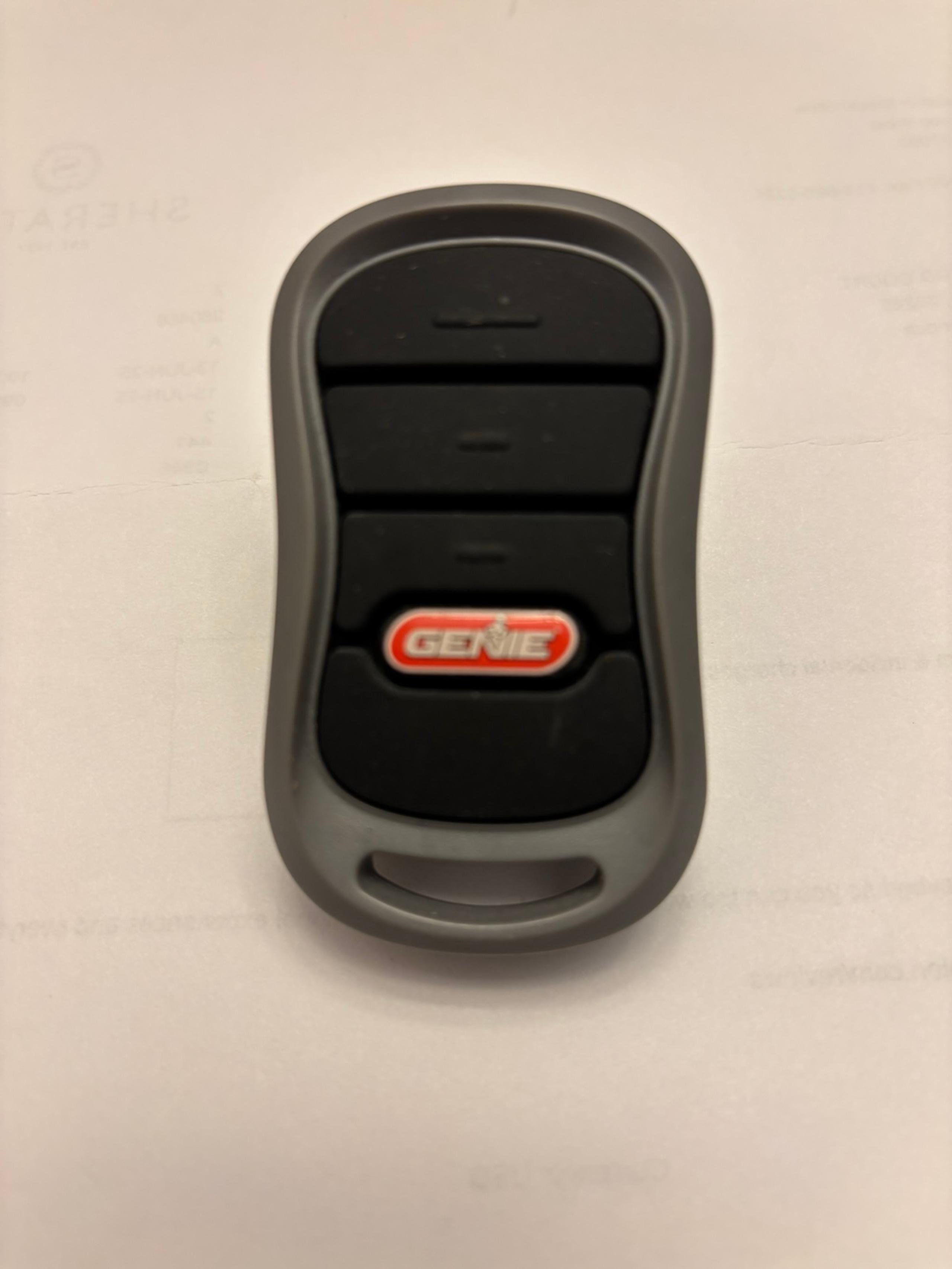 Genie 3 Button garage door opener
