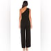 BARDOT Bellini Black One Shoulder Jumpsuit Size 10