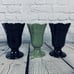 Longaberger Sundae Dishes Set/2 Ebony Sage