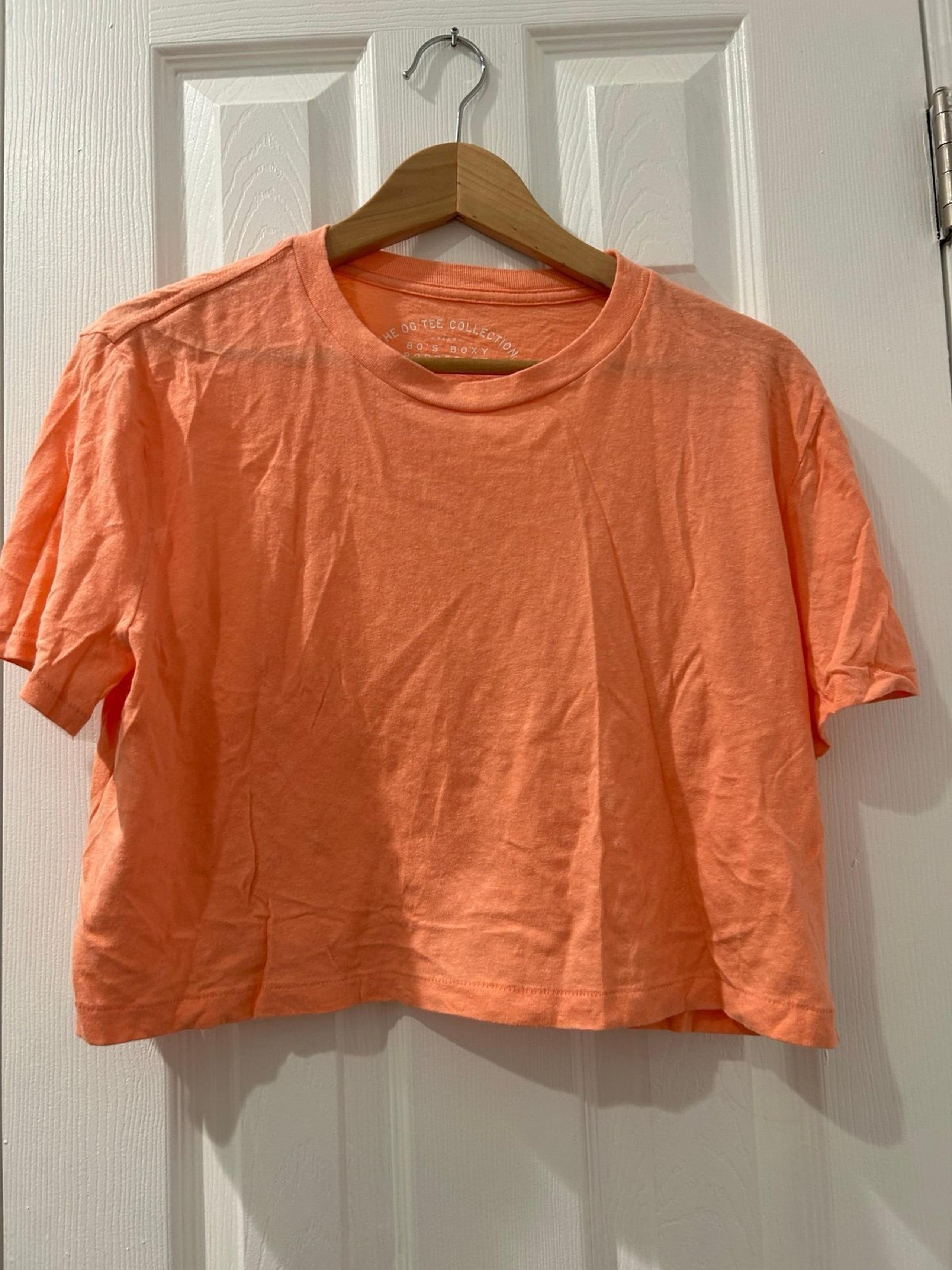 Aero Orange Crop Top