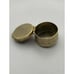 Vintage Italian Murano Glass Micro Mosaic Floral Pill Box Etched Brass Hinged