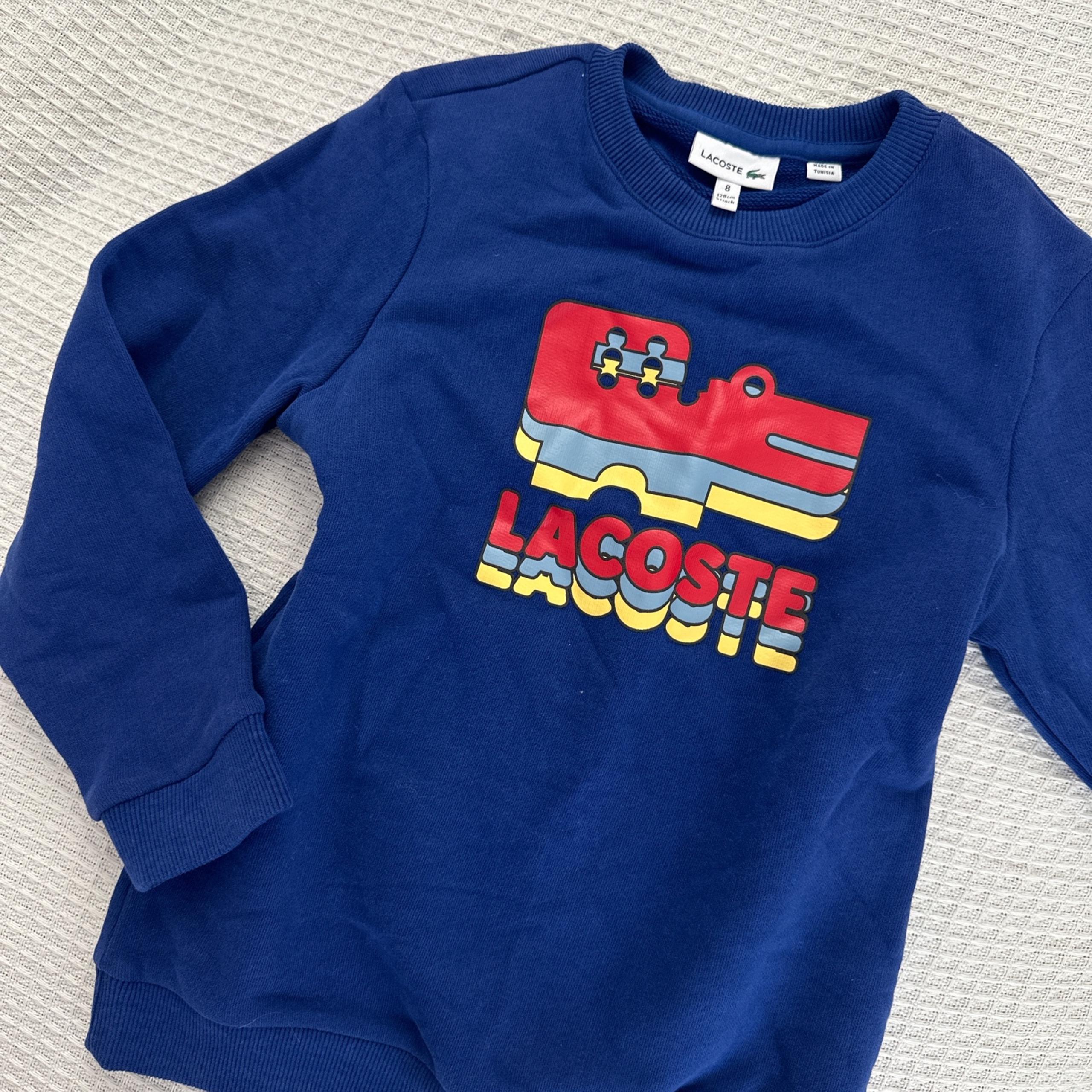 Lacoste boys blue sweatshirt