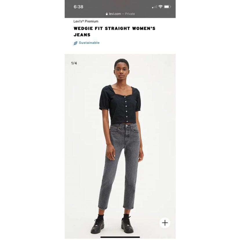 Levi's wedgie straight fit jeans