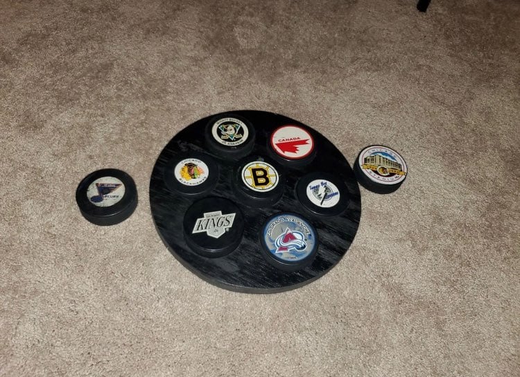 NHL hocky puck collection