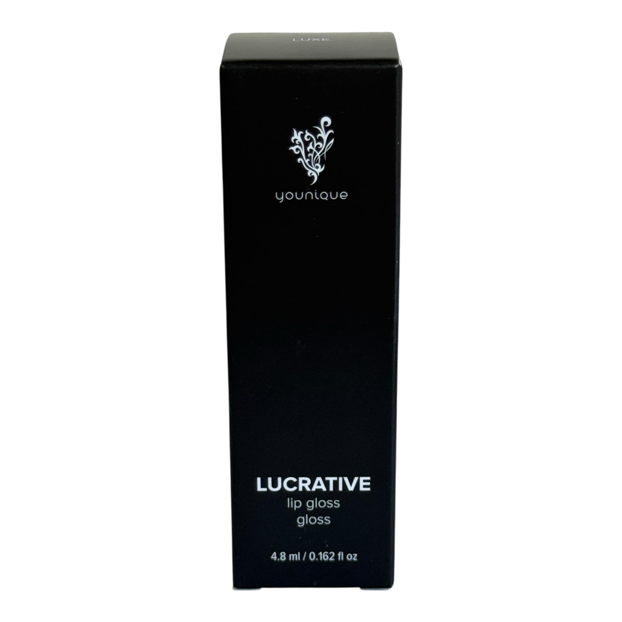 Younique Lucrative Lip Gloss Luxe Full Size New
