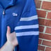 Vintage FILA Blue Striped Val Gardena Italian Ski 1973 Half Zip Up Jacket Large