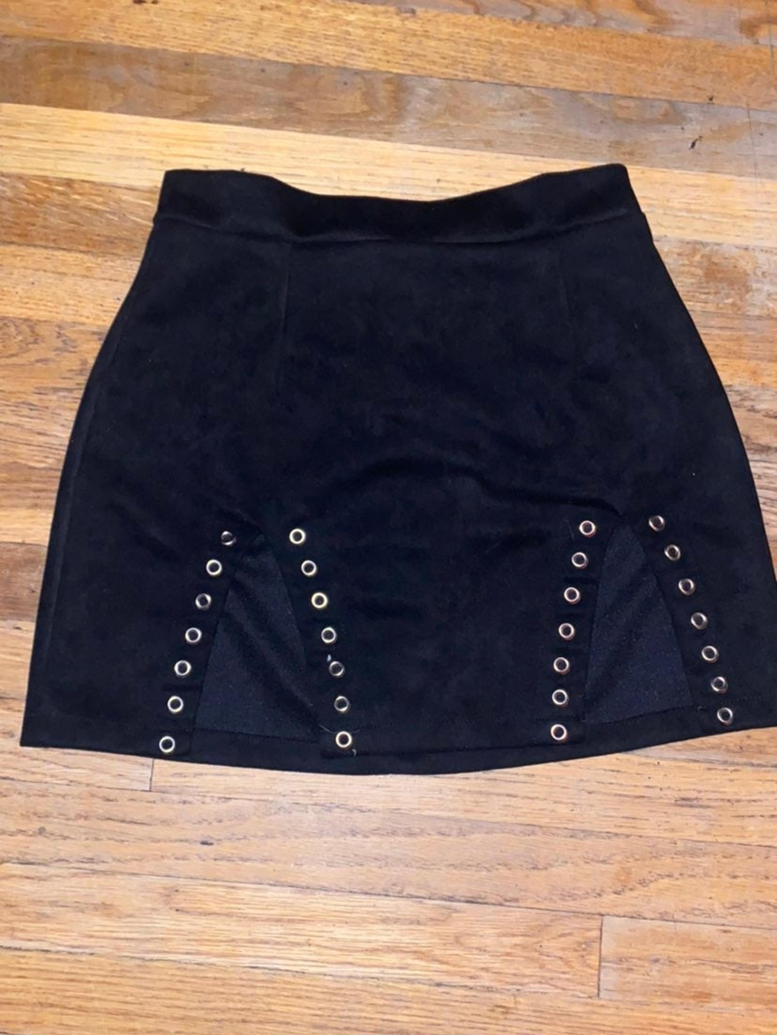 nordstrom black mini skirt