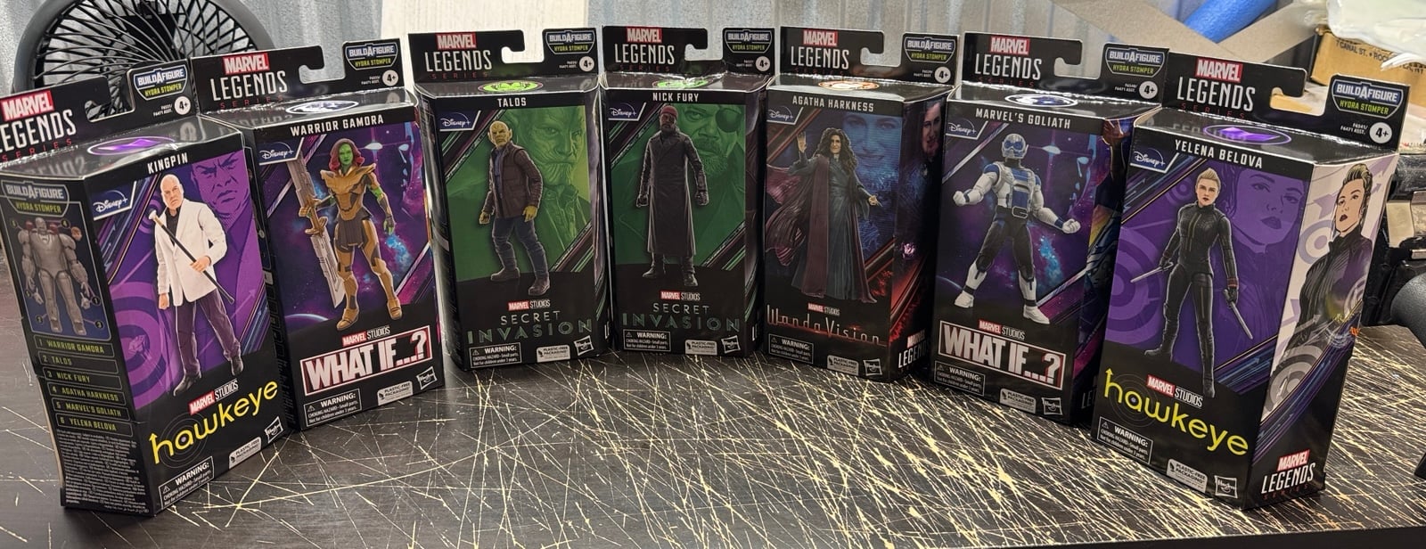 Marvel legends build a figure set of 7 Hydra Stomper BAf