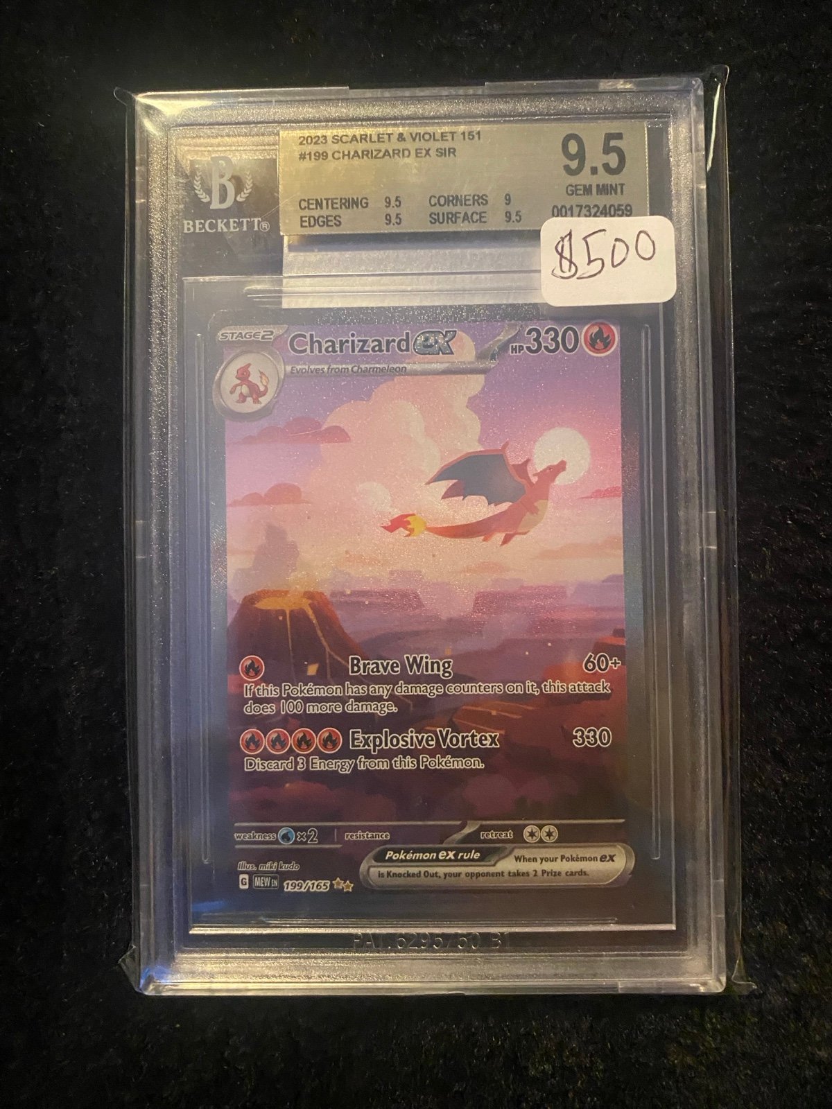 Charizard 151 bgs 9.5