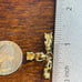 14 K yellow gold three wise monkey 3D charm/pendant 5.3 grams