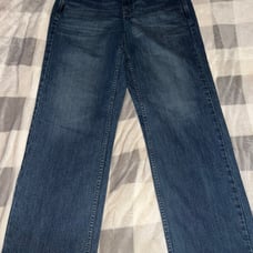 HAWX WORK JEANS MEN'S FR SHERIDAN DARK WASH STRAIGHT STRETCH DENIM
