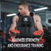 2 Tacsnake Weight Vest Plates 8.75 LB Plates Black For Exercise, Workout Jogging