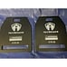 2 Tacsnake Weight Vest Plates 8.75 LB Plates Black For Exercise, Workout Jogging