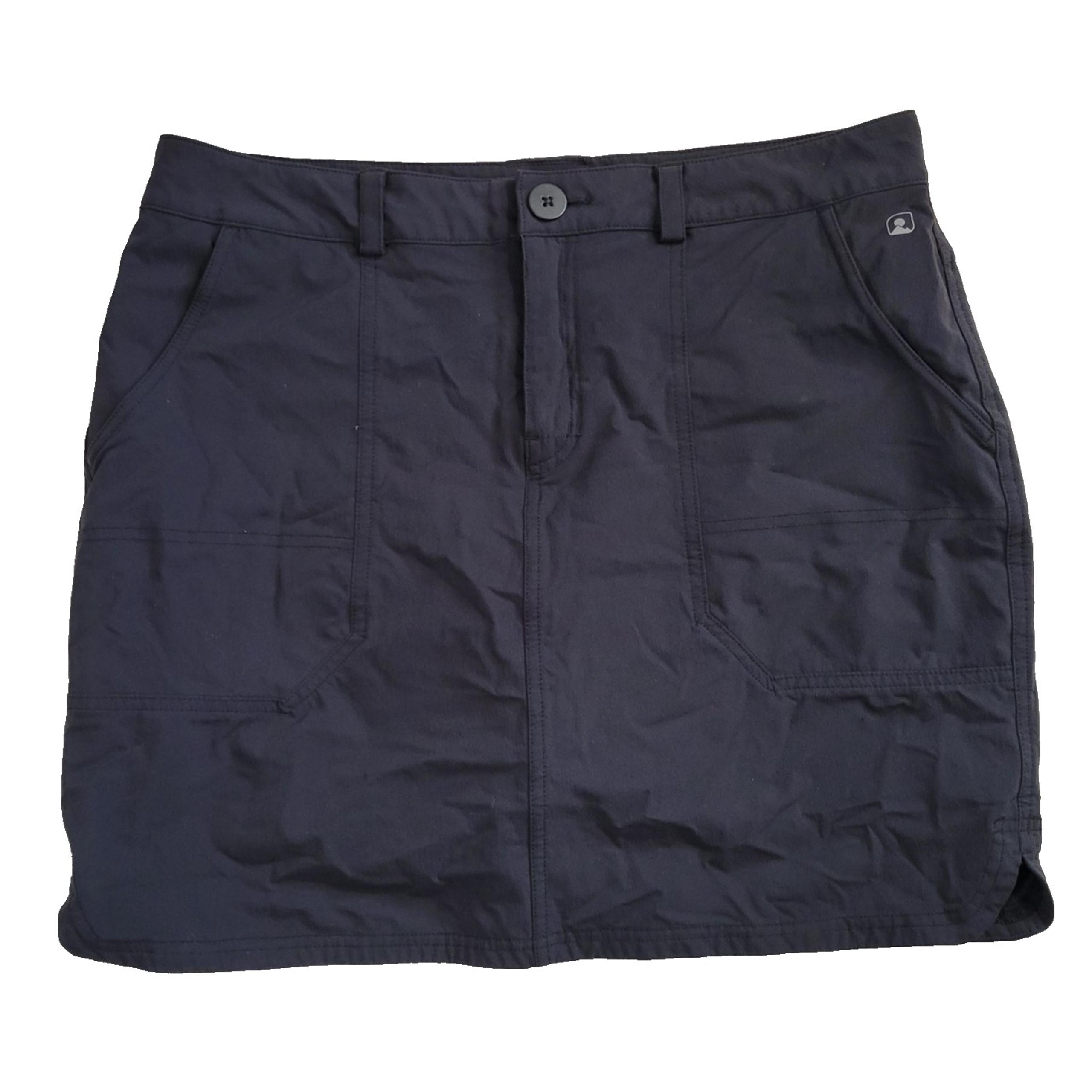 Hiking Skirt Eastern Mountain Sport Skort Stretch Black Beach Comfort Size 6