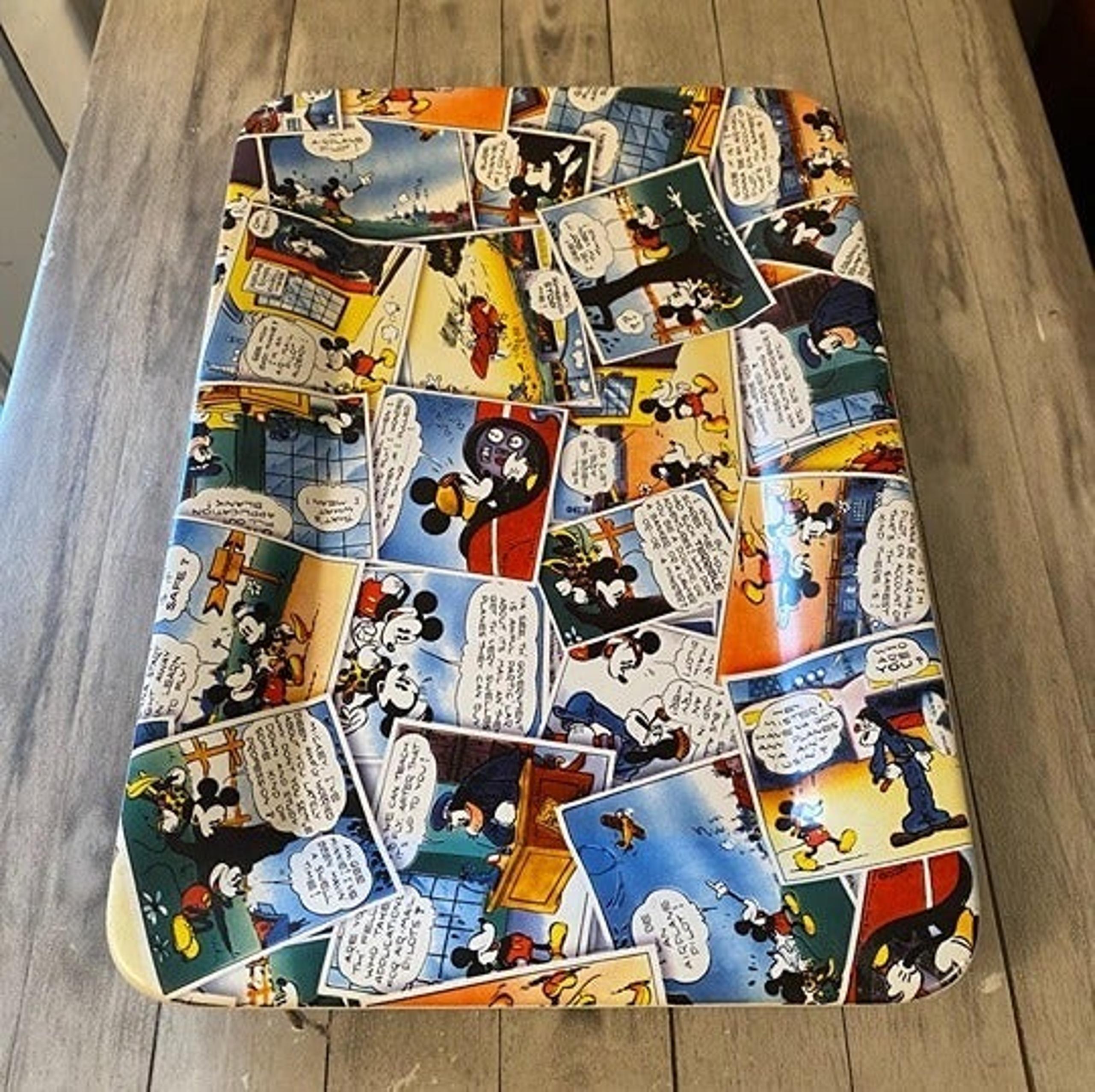 Disney China Mickey MOUSE All Over Print Comic Ceramic Serving Platter! NWOT