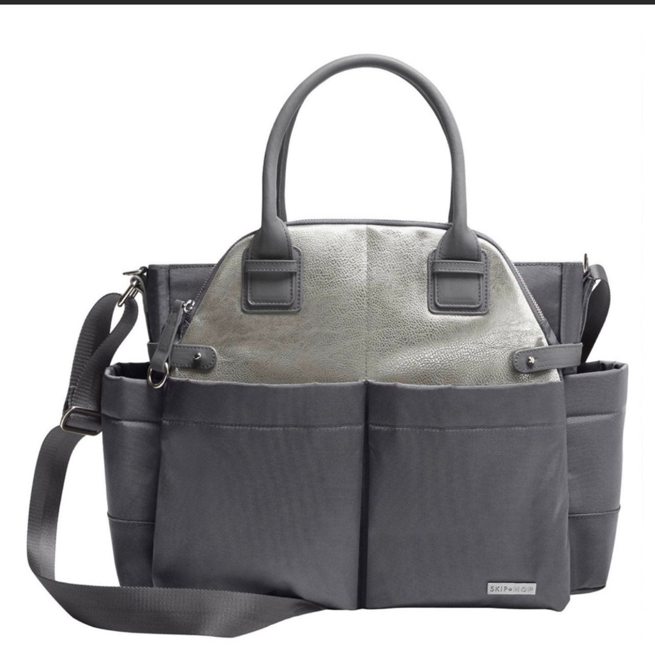 Skip top Gray Handbag