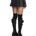 Spade Pleated Micro Mini Skirt - Unleash Your Inner Dark Queen (XS)