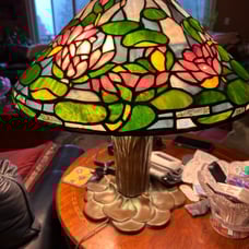 Stained glass Tiffany lamp mold and pattern by odyssey