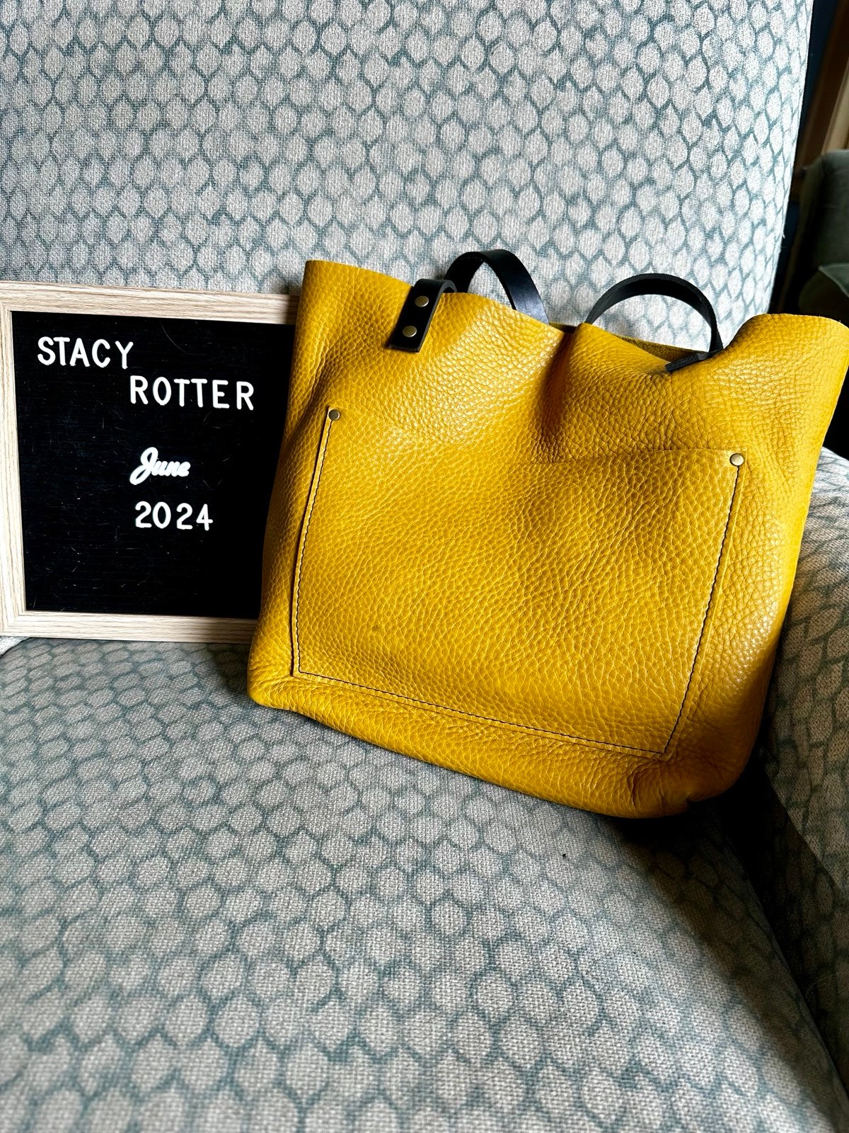PLG classic tote in yellow